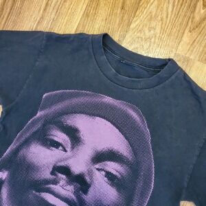 Snoop‎ Dogg Shirt Adult Small Black Big Face Hip Hop Death Roll Records Tag Rare